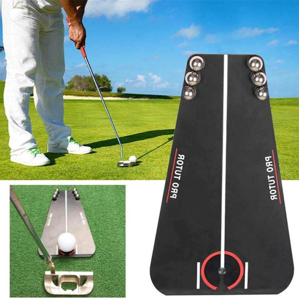 Factory wholesale golf putter exerciser putter precision assistant indoor simulation trajectory teaching device