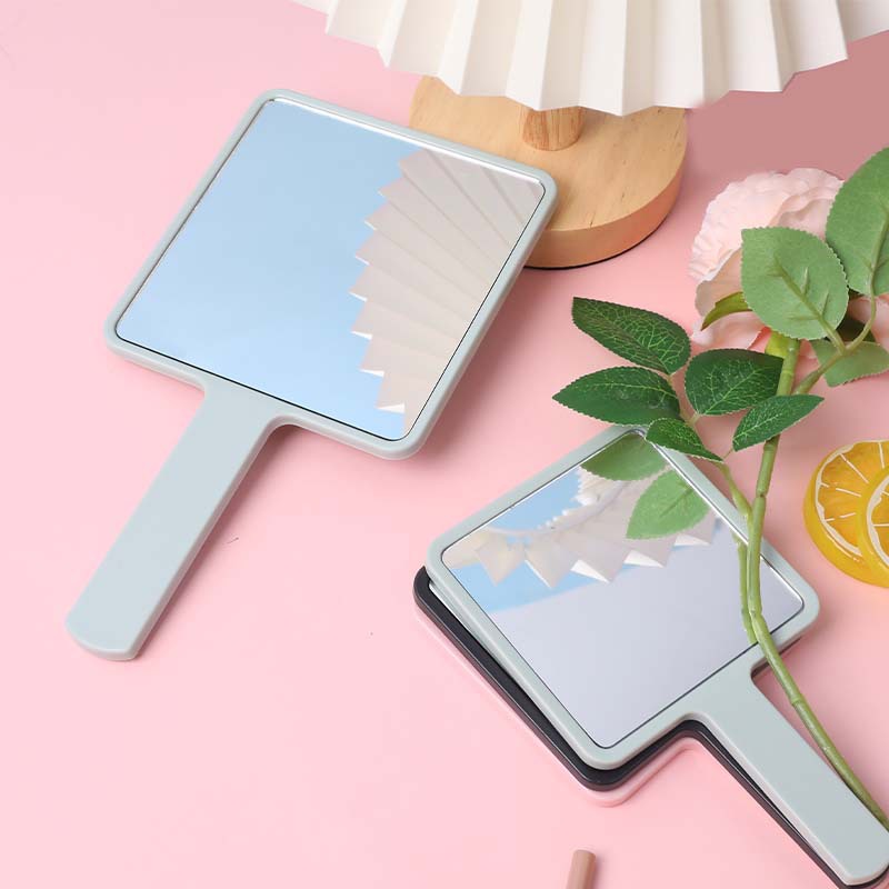 E-Commerce for Mirror Shake Voice Live Welfare Handheld Handle Makeup Mirror Square Dressing Mirror Love Mirror