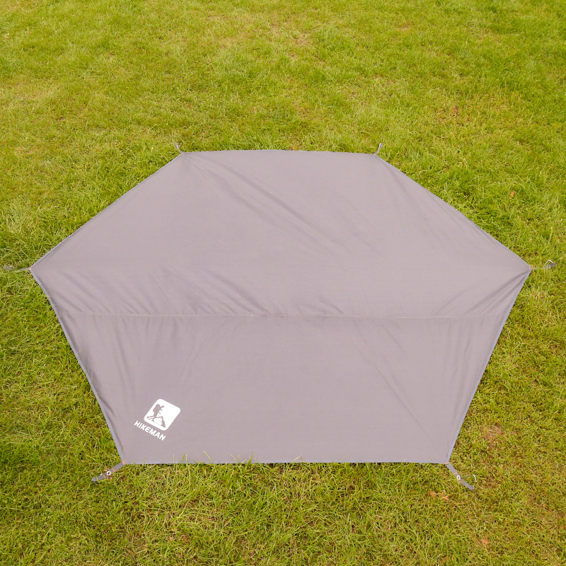 Outdoor Camping Tent Hexagon Floor Cloth Anti-grass Cloth Waterproof Moisture-proof Wear-resistant Oxford Mat Oversized Light picnic mat