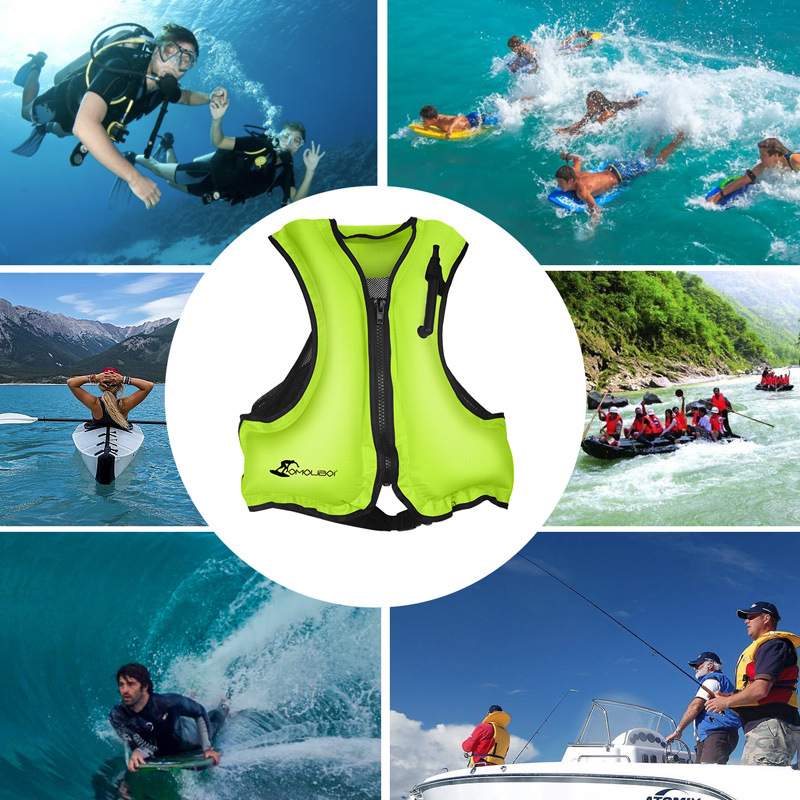 Cross-border adult children's life jacket buoyancy vest reinforced boat drifting fishing rescue swimming vest wholesale