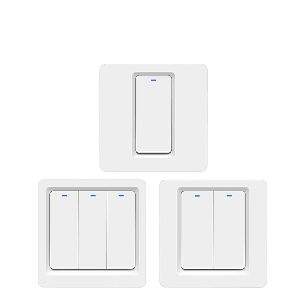 Graffiti Smart Wifi Switch Panel Alexa Voice Mobile Phone Remote Wireless Control Key Switch European Gauge