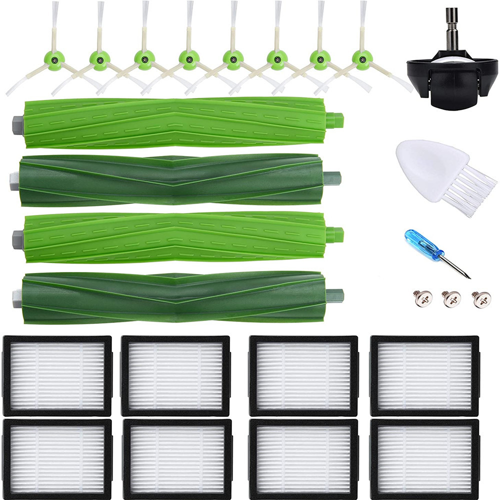 23-piece set suitable for irobot i7 i7 E5 E6 series sweeper accessories main brush edge brush filter suit