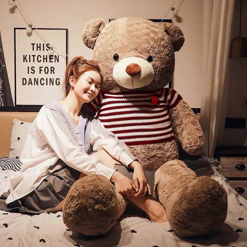 Cute hug bear oversized Big Bear doll plush toy large teddy bear doll wedding doll female