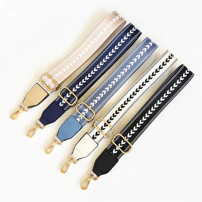 Bag Strap Accessories Strap Single Shoulder Crossbody Shoulder Strap Women's Bag Strap Adjustable Wide Shoulder Strap Colorful Bag Contrast Color Strap