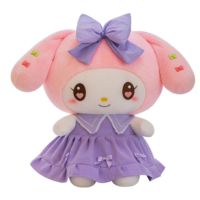 Cross-border New Kulomi Plush Doll Toy Melody Doll for Girls and Girlfriends Sleeping with Large Pillow