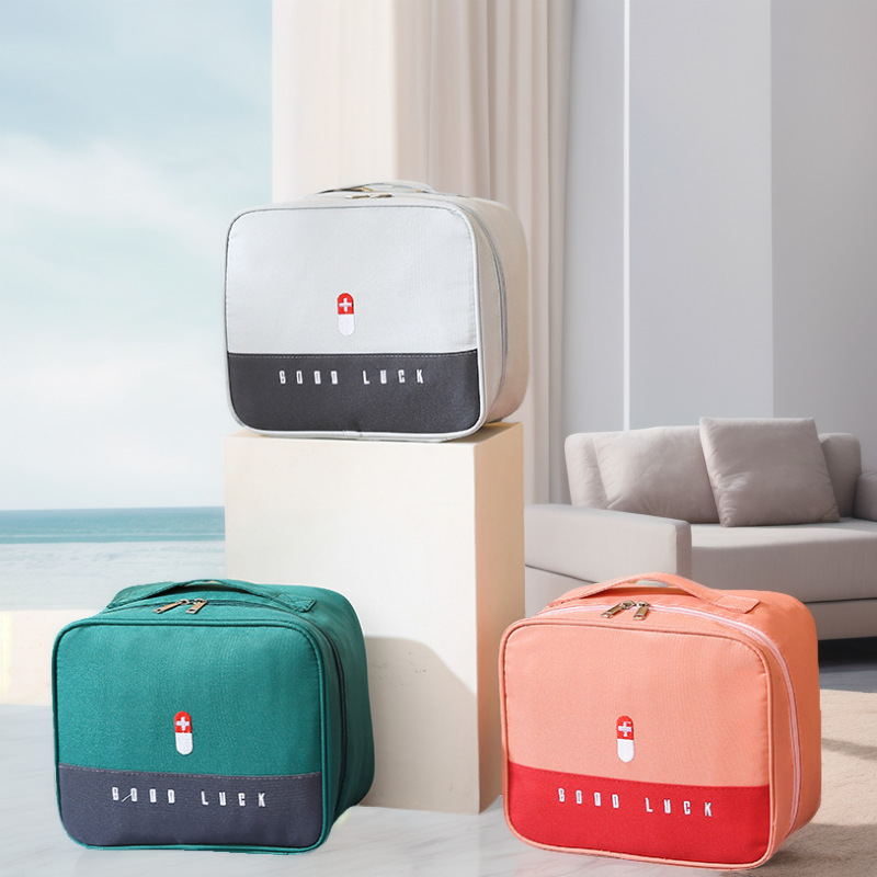 Portable Portable Medicine Storage Bag Portable Small Medicine Bag Household Storage Medicine First Aid Medicine Bag Travel Epidemic Prevention Bag