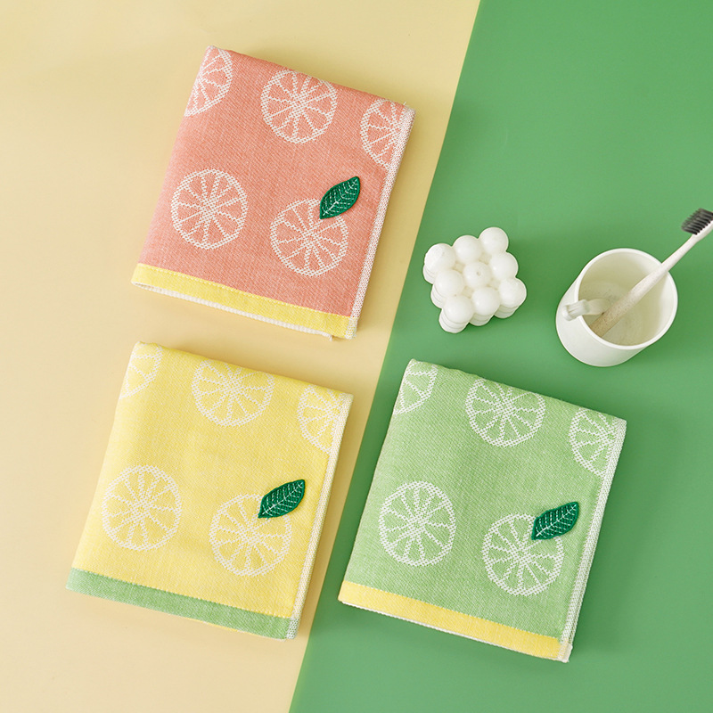 Wholesale small fresh towel household soft thick absorbent face towel gift towel gift adult towel