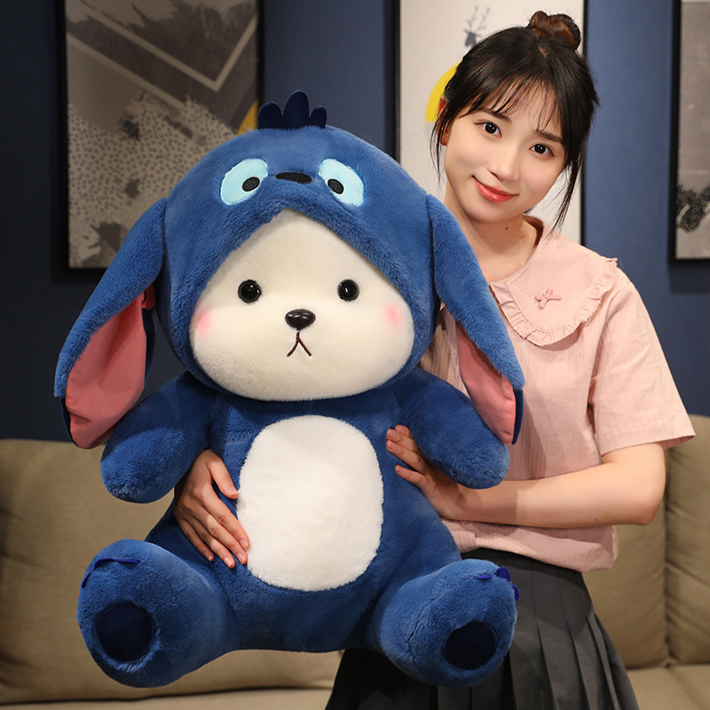 Transformed Stitch Doll Bear Doll Cute Bear Plush Toy Dinosaur Panda Wholesale