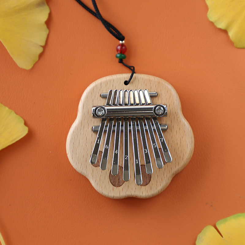 Mini thumb piano kalinba piano eight 8 tone Totoro hand dial piano gift for girls and children cute small musical instrument