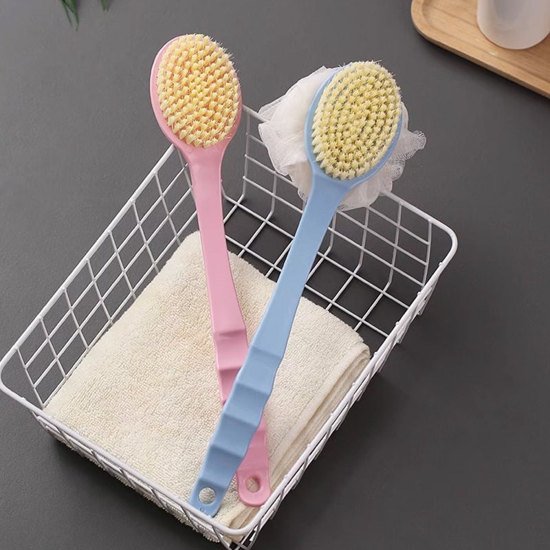 Bathing brush back rubbing does not ask for long handle brush soft hair double-sided bath brush mud rubbing ash rubbing bath brush back artifact