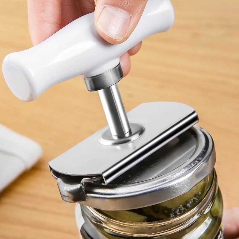 Manufacturer stainless steel bottle opener multi-functional labor-saving twist lid device adjustable can opener kitchen practical gadget