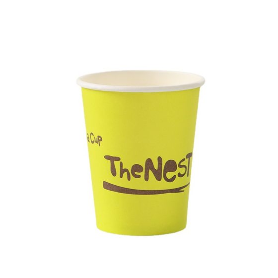 Disposable Paper Cup Custom Wholesale Wedding Water Cup Packed Soybean Milk Coffee Paper Cup Double Layer Hollow Milk Tea Hot Drink Cup