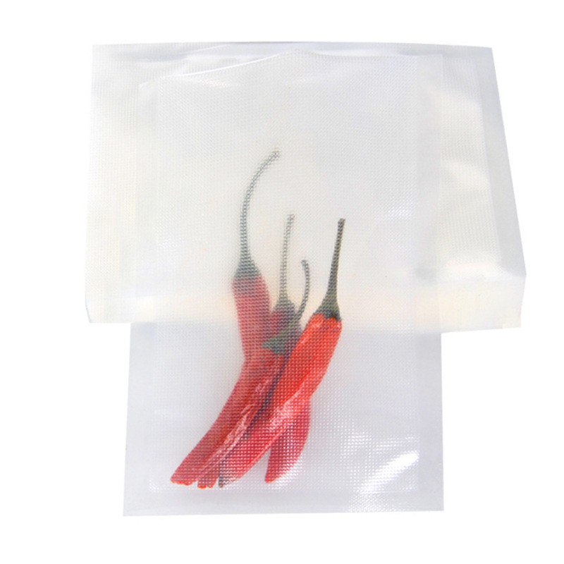 Vacuum texture transparent fresh food packaging bag snack cooked food plastic sealed compression bag texture vacuum bag food bag