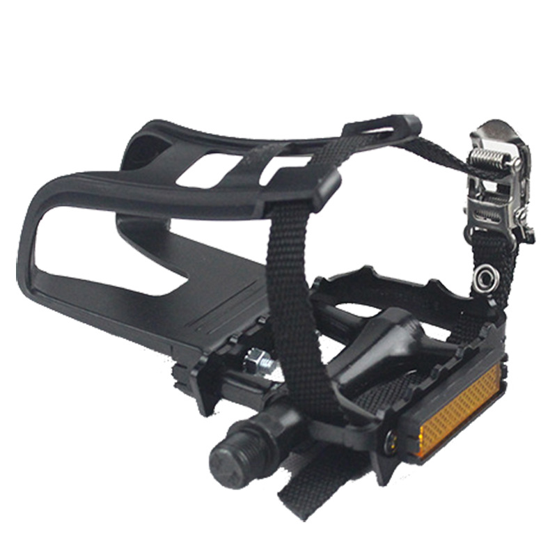 Weige WELLGO dog mouth Black M248 pedal aluminum alloy dead car pedal nylon dog mouth foot cover foot beam
