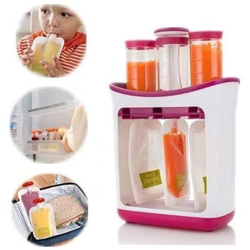 Children's puree squeezer food supplement making manual baby food supplement storage bag food supplement machine household kitchen sub-packaging device