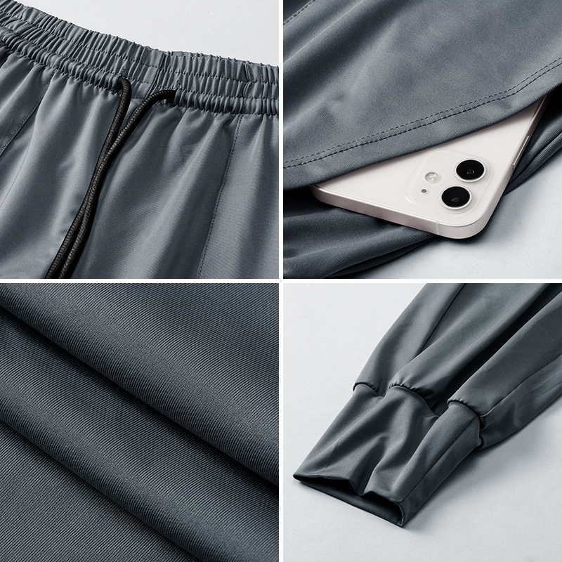 New loose yoga trousers women's elastic casual sports elastic ankle-tied pants quick-drying running fitness pants 12362