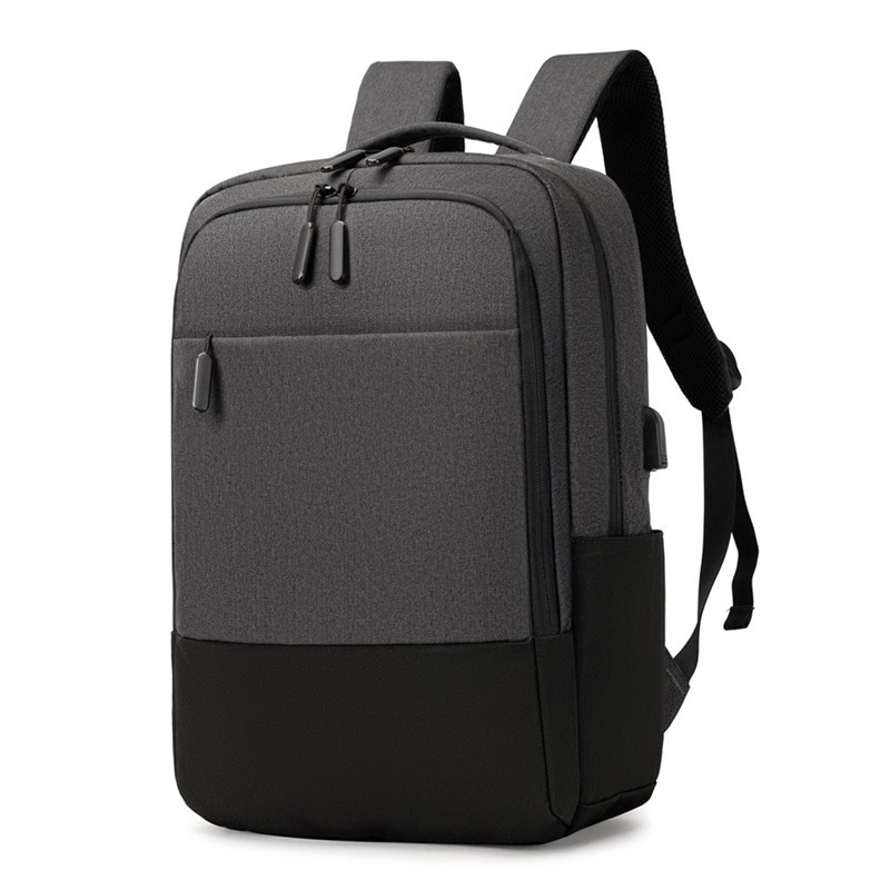 Cross-border New Business Men's Backpack Printable logo Simple Computer Bag Travel Large Capacity Multi-purpose Backpack