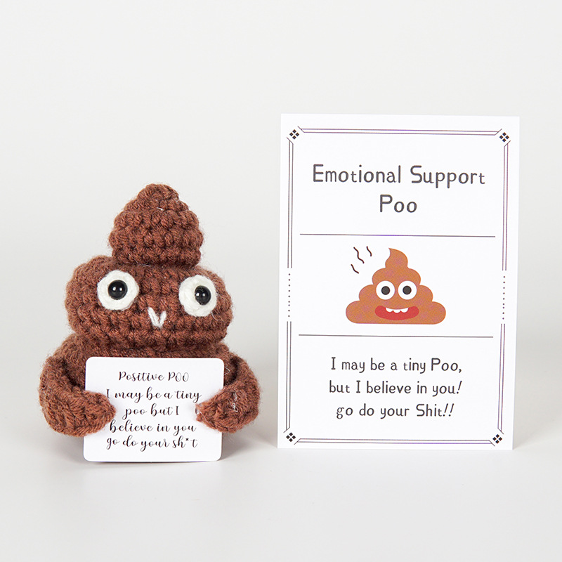 Cross-border Funny Expression Potato Doll Wool Knitted Active Card Cucumber Toy Desktop Christmas Ornaments