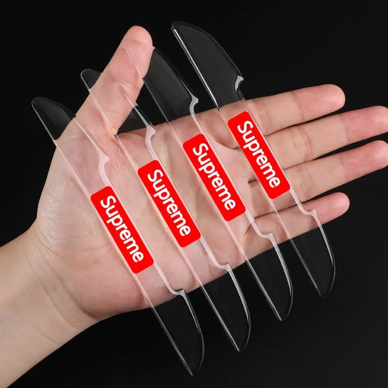 Factory direct supply door anti-collision strip silicone anti-collision sticker door side rearview mirror anti-scratch invisible transparent Universal