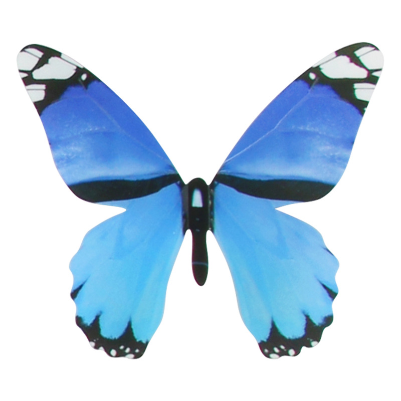 New product simulation cross-border luminous butterfly pvc self-luminous butterfly children's room living room home decoration butterfly 023