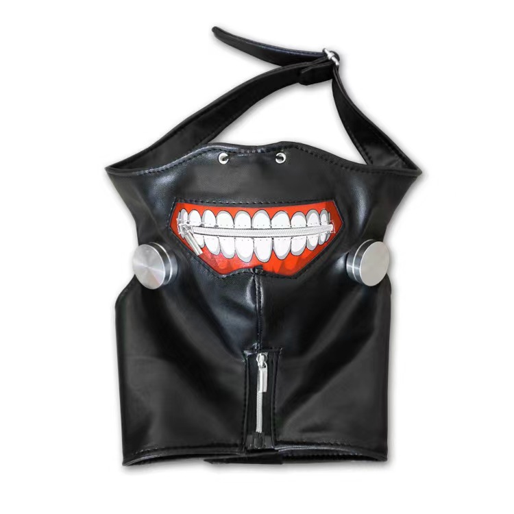 Tokyo Ghoul Mask Wig Kind Gold Wood Research Zipper Eye Mask Mask Anime cosplay Mask