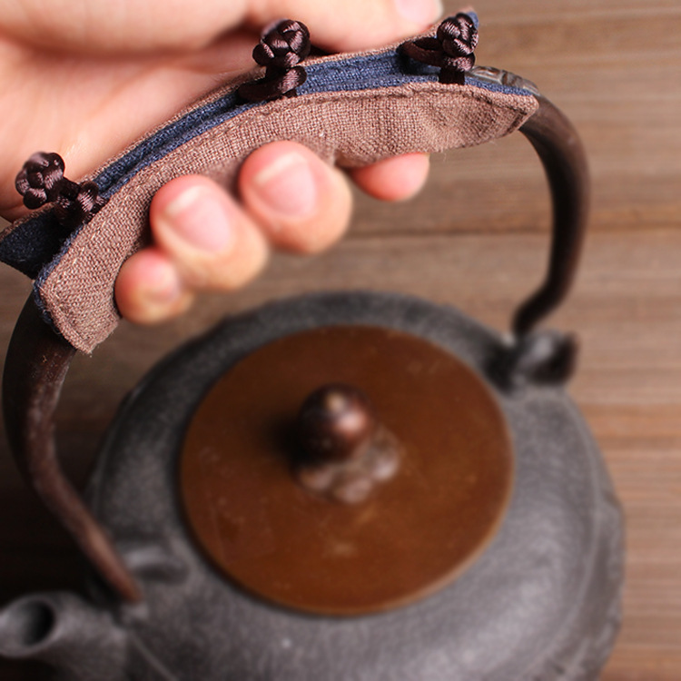 Iron Pot Gripper Pot Handle Cover Anti-scalding Cloth Bundle Heat Insulation Small Cloth Cover Copper Pot Silver Pot Suitable for Tea Ceremony Zero Match Kung Fu Tea Set