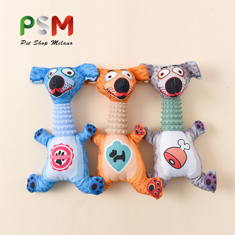 PSM Pet Oxford Cloth Toy Squeeze Toy Sound Resistant Grinding Teeth Relieving Drowness Training Puppy Dog Toy