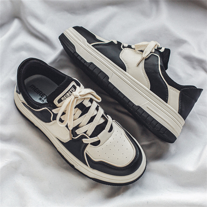 Spring 2024 New Internet Celebrity Shoes Men's Ins Trendy All-match Niche Students American Shoes Thick Sole sneaker Men