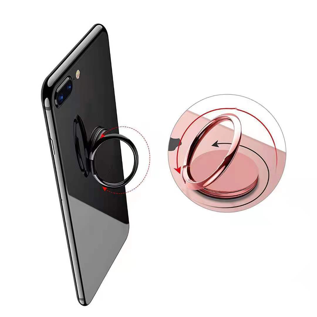Wholesale Metal Car Magnetic Mobile Phone Buckle Creative Lazy Ring Buckle Gift Multifunctional Mobile Phone Bracket Accessories