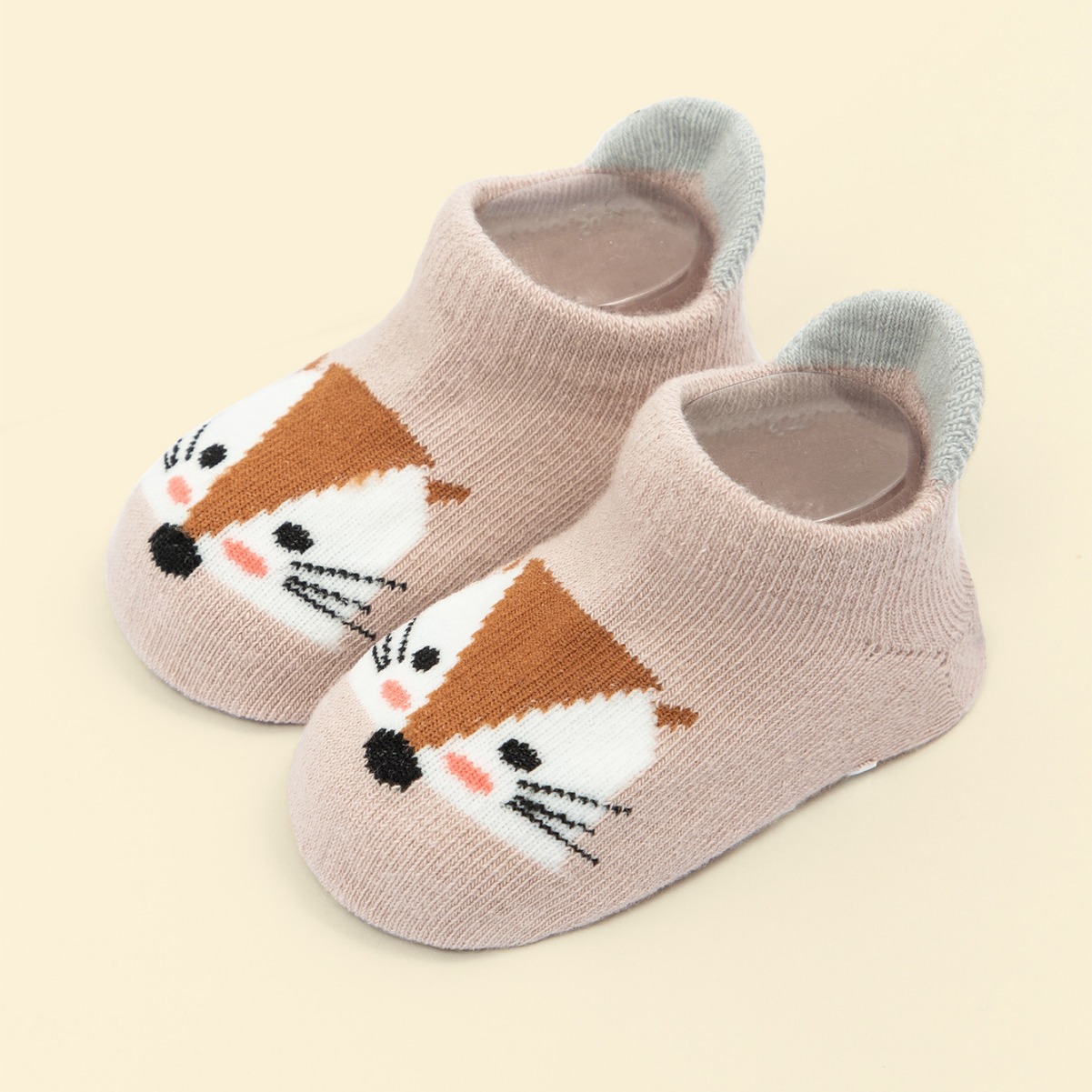 Cross-border exclusive for 6 pairs of baby children, boys and girls baby non-slip floor socks cartoon dispensing socks