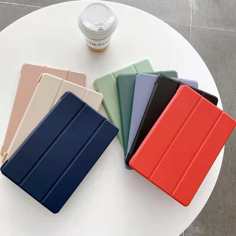 For 2024ipad10 generation protective case 10.2 sets of silicone all-inclusive soft case mini7 flat case air11 leather case