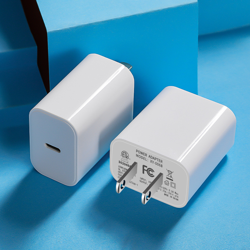 U.S. ETL certification PD20W fast charging for Apple 13 Charger C Port 9V2.22A mobile phone charging head