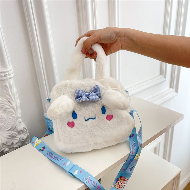 New cartoon cute handbag plush toy Japanese candy bag grab machine bag girl heart student gift wholesale