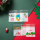 Cross-border hot selling Amazon Christmas ziplock bag self-adhesive cookie cow biscuit candy bag plastic bag