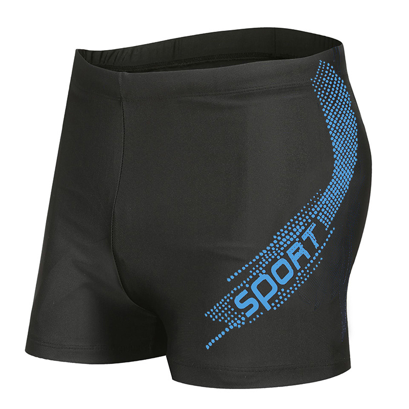 Men's Boxer Swim Trunks Men's Three-point Sports Tight Fashion Swimming Trunks Equipment Men's Swimsuit Printed Swimming Trunks