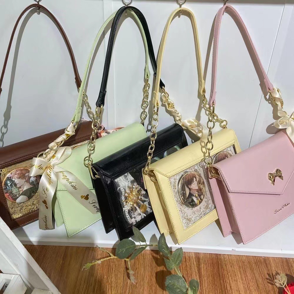Original Envelope Pain Japanese Millet Surrounding Two-dimensional Daily Sweet Crossbody Shoulder Bag Pain Bag Bow Women's Bag