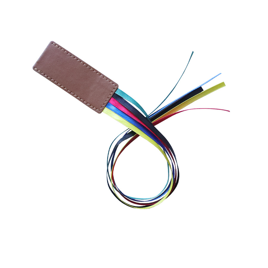 Diary Ribbon Bookmark pu Leather Bookmark Ribbon Reading Leather Color Ribbon Bookmark