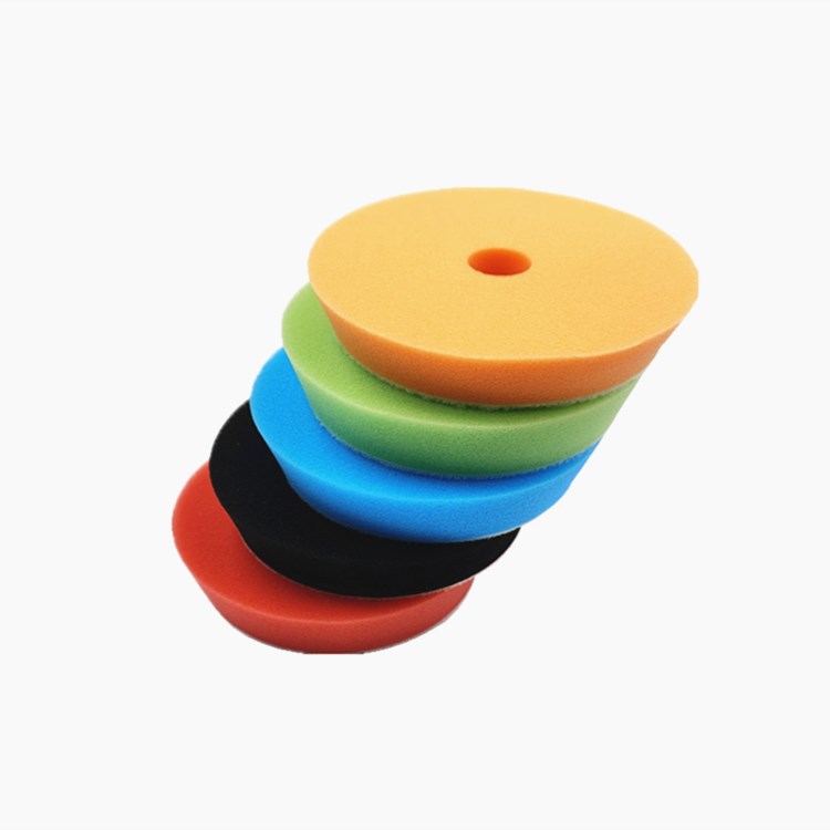 Jiangda Auto Polishing Sponge Wheel 6-inch Polishing Disc 5-piece Set of Slant Edge Sponge 5-inch Grinding and Polishing Reduction Disc