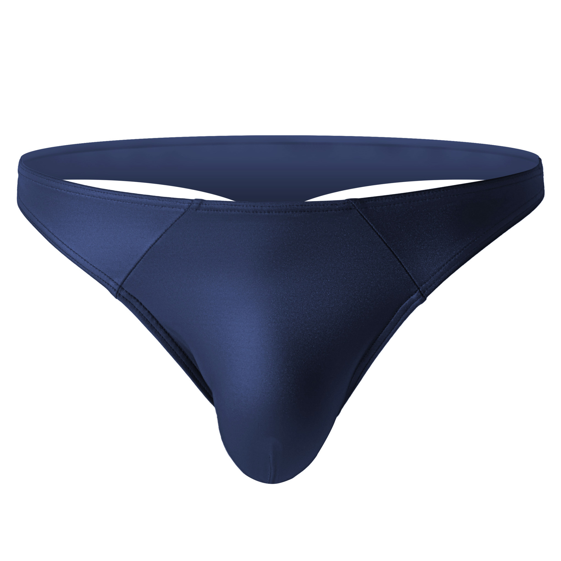 Wholesale men's sexy underwear sexy leather thong transparent low waist T-shaped pants performance flirting big hanging adult underwear
