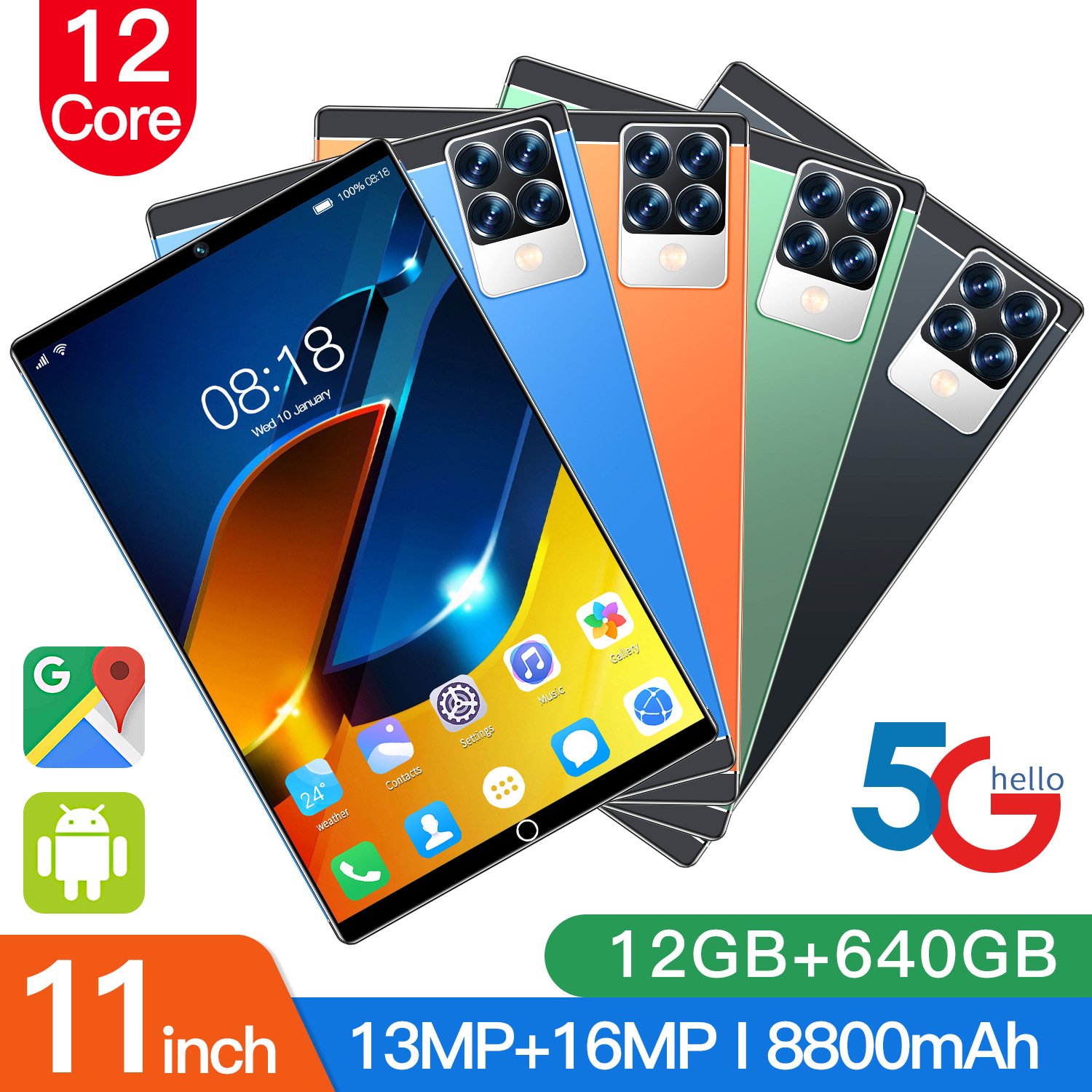Tablet PC Cross-border New Development 10-inch Wholesale Smart 4g Wireless Bluetooth Business Office 2-in -1