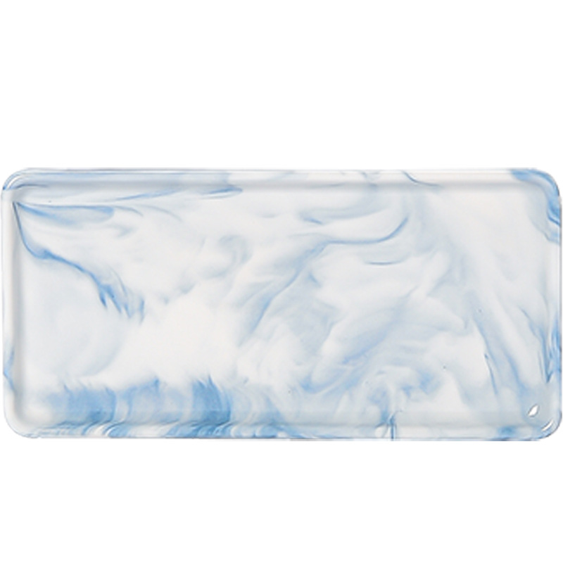 Marble Ceramic Plate Creative Plate Nordic Tableware Ins Japanese Style Home Storage Jewelry Plate Tray