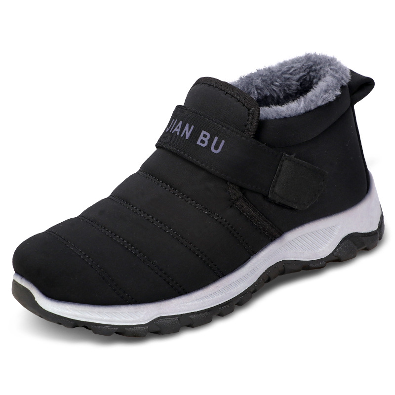 Factory wholesale old Beijing cotton shoes men plus velvet padded men's shoes winter casual shoes warm snow boots men's cotton shoes