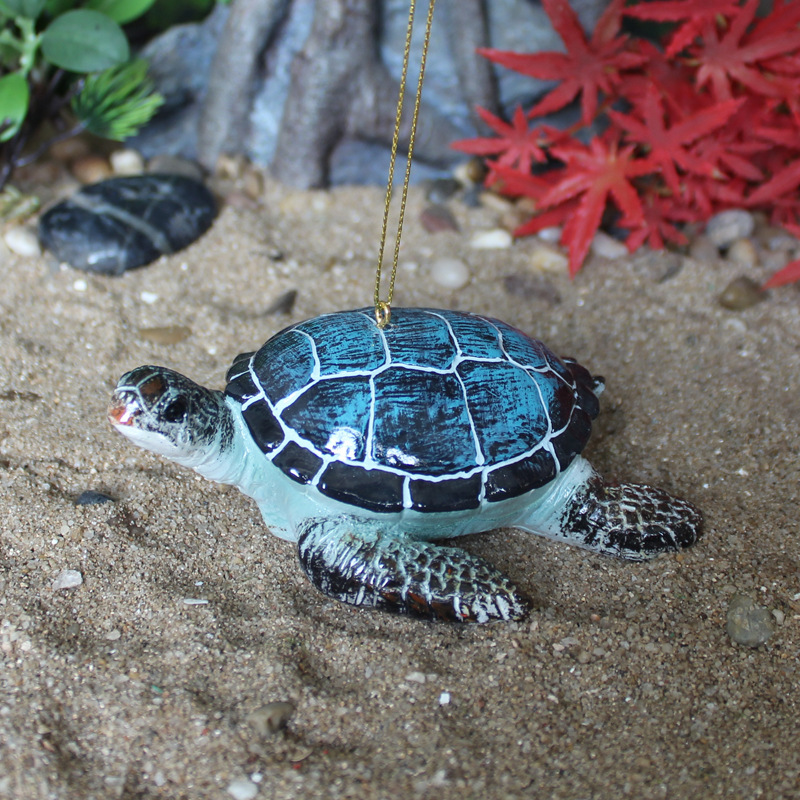 樹脂クラフトカメ飾り庭マイクロ風景水族館家の装飾屋外貿易カメペンダント|undefined