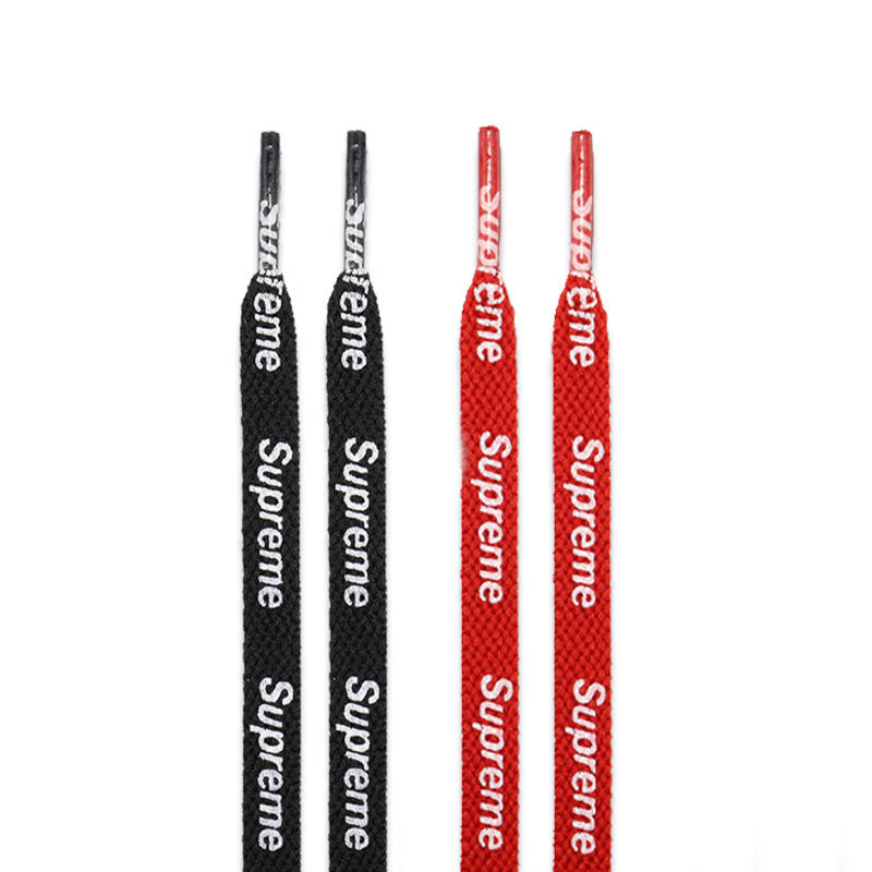 Trendy supreme printed Adi shoelaces sports casual shoelaces af1 shoelaces New Year 3 colors limited