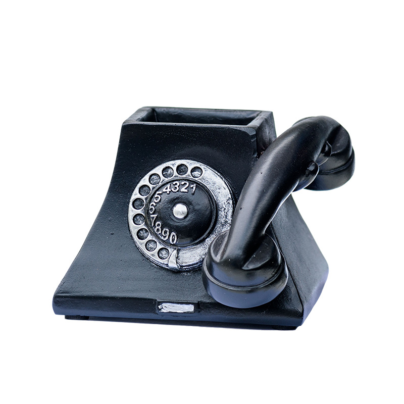 New creative small telephone fleshy flowerpot modeling ornaments office bedroom living room crafts a generation of hair