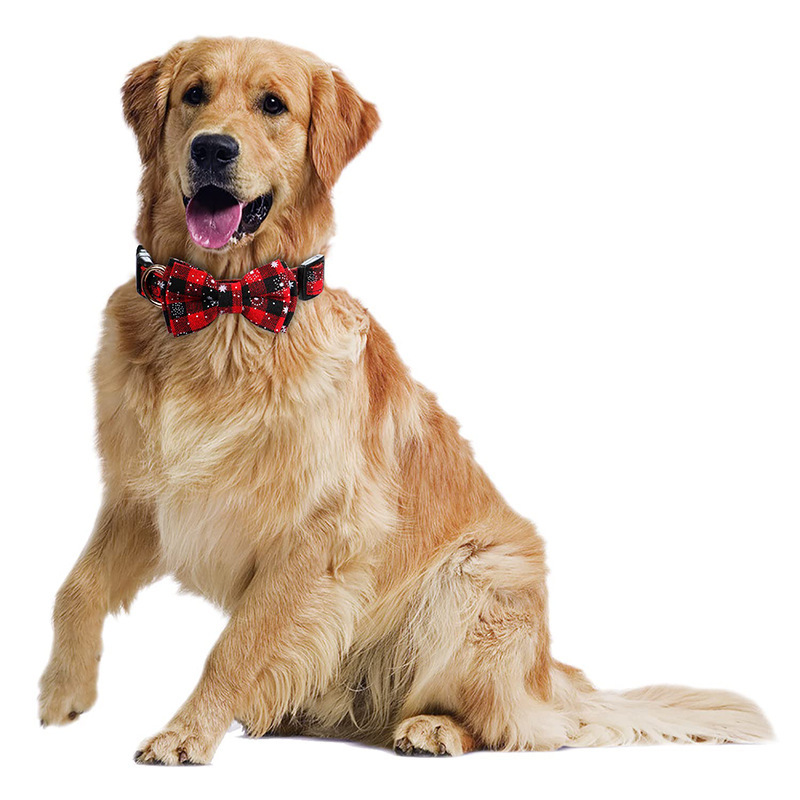 越境爆金犬アクセサリークリスマス犬輪雪花犬首輪クリスマスペット首輪卸売り|undefined