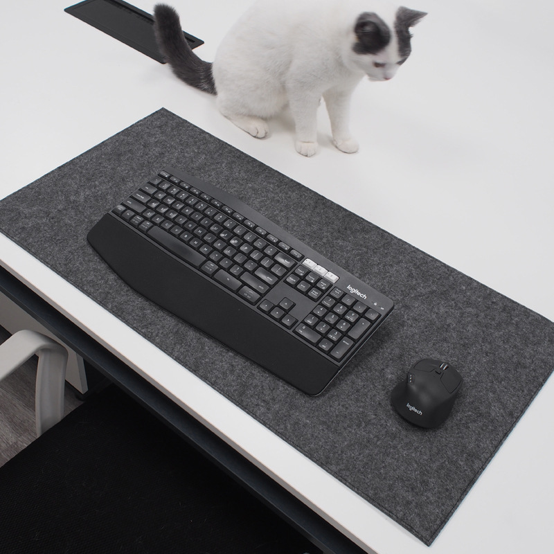 Amazon plastic drop non-slip felt oversized mouse pad e-sports traditional Chinese painting calligraphy table mat writing desktop computer keyboard