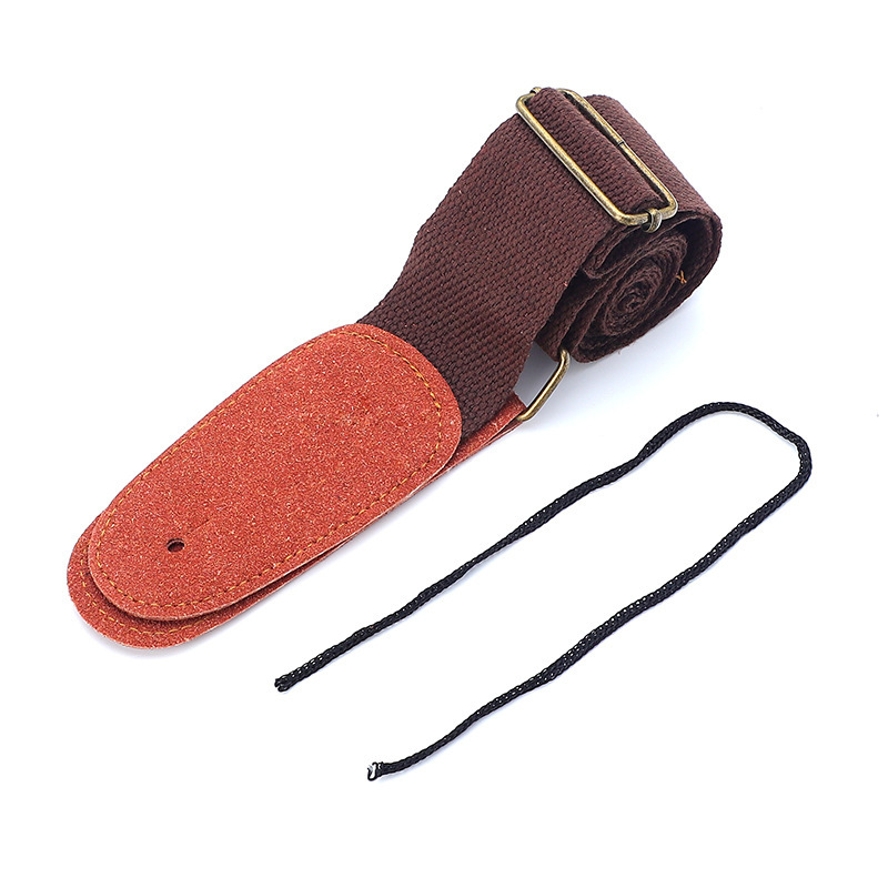 Guitar Universal Strap Electric Guitar Strap Leather Head Guitar Strap Musical Instrument Strap Strap Back Strap