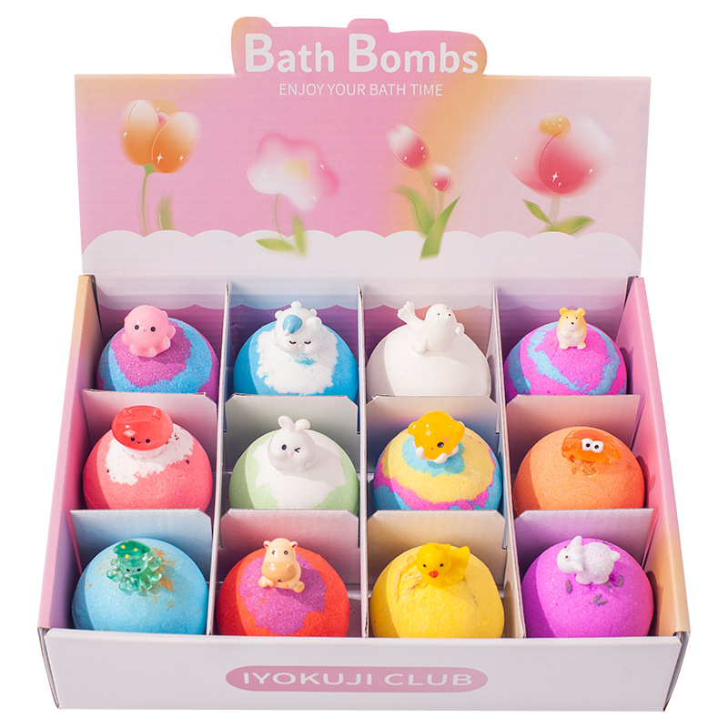Essential oil bath ball children's toy explosion bath salt ball bath ball baby bath ball bubble bath in stock wholesale