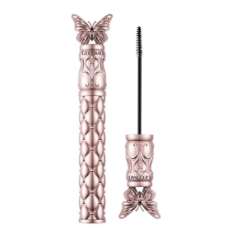 Flower butterfly flying thick mascara slender long curling durable waterproof sweat-proof non-blooming makeup eyelash backing cross-border